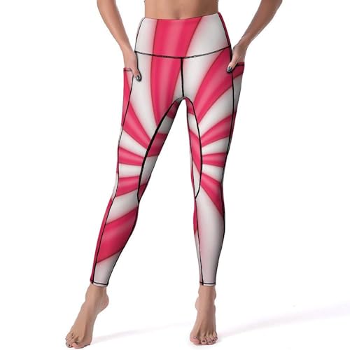 Pantalon de sport yoga taille haute Bonbon legging fitness femmes gym S
