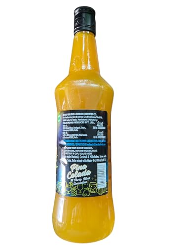 Image of Mala's Fruit Mocktail Syrup Pina Colada 750ML Bottle | Mixer for Cocktails, Drinks, Sharbat, Sorbets, Juices, Beverages (Pack of 3)