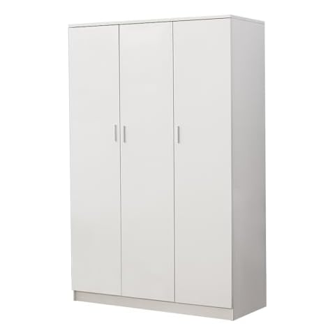 Panana 3 Door Wardrobe with Shelves Cover