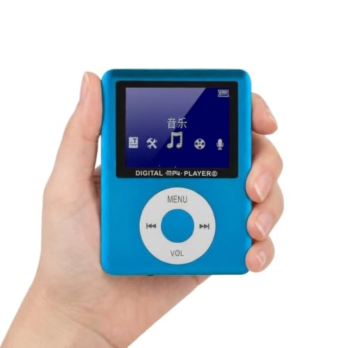 Image of Drumstone (10 Year Warranty) Portable MP4 Media Player with FM Radio, Video & Audio Player, Memory Card Slot, Voice Recorder, E-Book Reader & Photo Viewer, Rechargeable Digital Music Player
