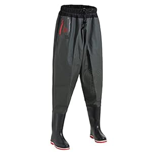 YAMIA1115 Vissen Waders Half Body Kleding Draagbare Borst Overalls Waterdichte Kleding Waden Broek Kous Voet Geschikt voor Vissen en Landbouw Mannen en Vrouwen