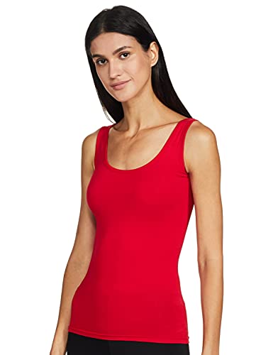 Image of Longies Women's Sleeveless Camisole (LWSLTPO2V001 Yellow & Red02 S)