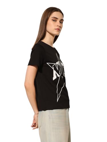 Image of ONLY Women's Cotton Regular Fit T-Shirt