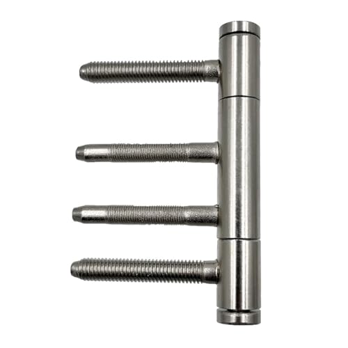 Türband 3-teilig für holztüren mit Holzzargen Rolle (2 Stück Silber vernickelt)