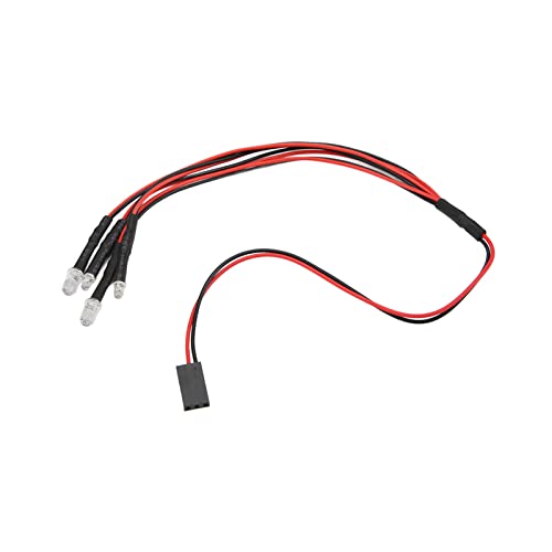 Tbest Scx24 Led Lights Splitter Light Kit Gladiator Rear Bumper With Amber Axial 24 Deadbolt4 Led Rc Car Led Light Rc Car Upgrade Parts For Axial Axial Scx24 1 24 Remote Control Car - Image 4