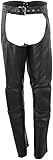 94451 River Road - Sierra Leather Chaps Black Womens - Large