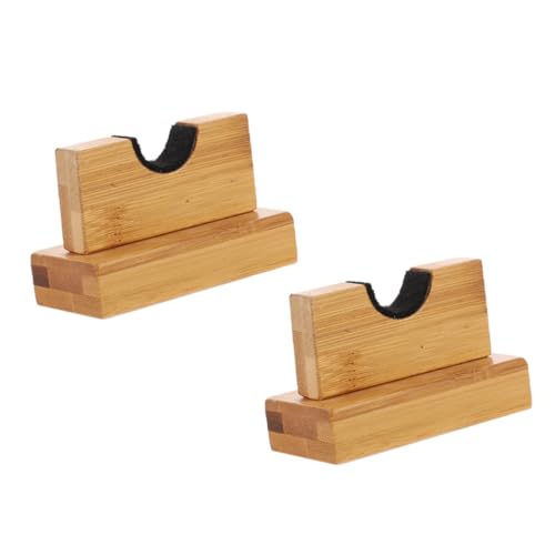 Happyyami 1Pair Bat Rack of Durable Baseball Bat Stands for Displaying Collectible Bats at Home High Grade Material Storage Stand for Game Used Autographed Bats