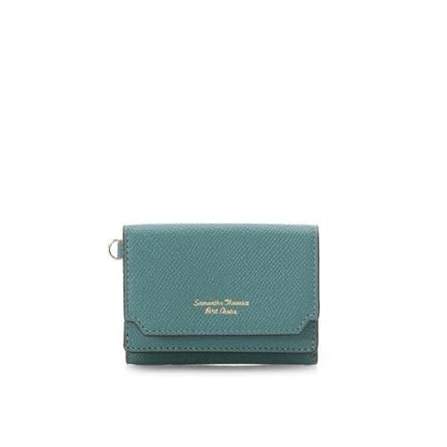 [Samantha Thavasa petit choice] [サマンサタバサプチチョイス] インサイドバイカラー ミニ財布 グリーン FREE