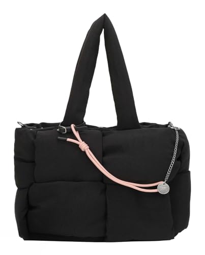 Sac shopper Brigitte X Fritzi Weave Limited Puffed Sky par Fritzi aus Preußen en noir