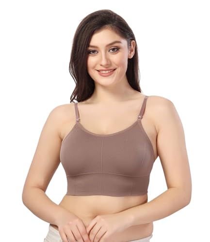 Image of Fabme Women's Seamless, Low Back, Cami-Bra