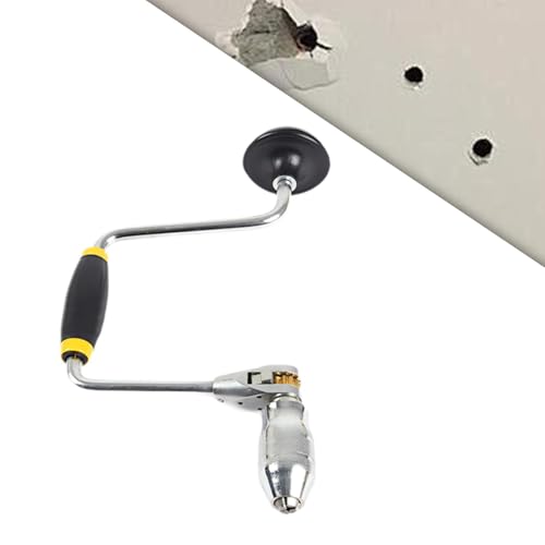 Perceuse à manivelle 10cm multifonctionnelle pour menuisier