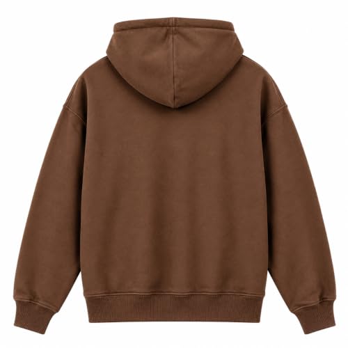 Image of Maydear Custom Vintage Washed Hoodie, Personalized Text Logo Pullover Sweatshirt for Men Women
