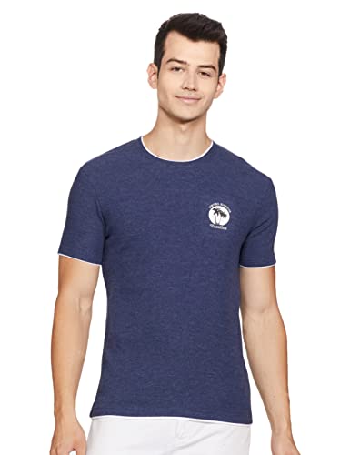 Image of Max Men Regular Fit Printed Crew Neck Tshirt