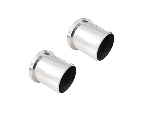Image of Atlantic Wall to Wall Bracket Conceal for 1 inch Curtain Rod, Curtain Bracket, Rod Rail Bracket, Material Stainless Steel, Colour S.S Finish, 2 Pieces