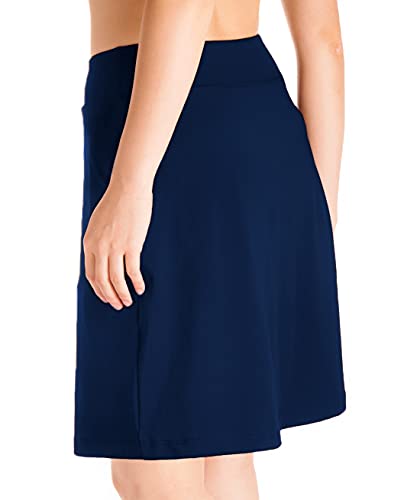 Yogipace Tall Women's UV Protection 20" Long Tennis Running Golf Cycling Skort Active Skirt Built-in Shorts3