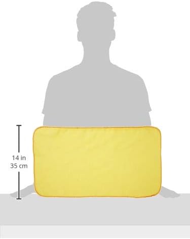 Miniatura 3 de Buffalo Industries (60235) Paños de polvo de franela amarilla con dobladillo completo de 13 x 24 pulgadas, 100% algodón, paquete de 12, no rayan