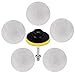 5 Pièces Disque de Polissage Kit, Disque Éponge Polissage en Laine, 75mm Polissage Tampon Polissage Pads avec M14 Adaptateur Foret Polisseuse pour Machine Polir Auto Polissage Voiture