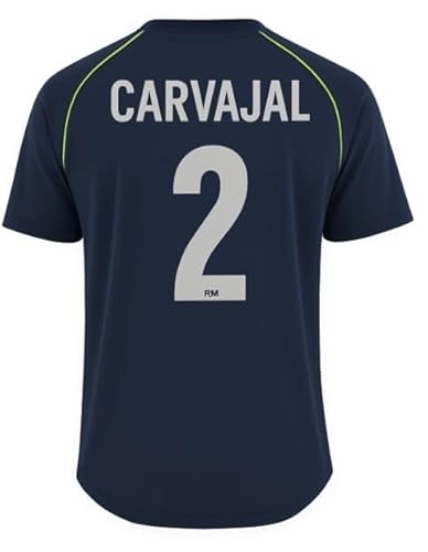 TokyRu Sports Real Madrid Camiseta Adulto 2a equipación 25-26 - Réplica Oficial CARVAJAL Nº 2 - Talla L