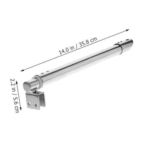 Barre de support douche verre accessoire de fixation murale - 3