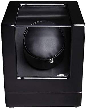 FENOKD Mechanical Watch Shaker Automatic Single Watch Winder Box PU Leather Pillows Quiet Motor Viewing Windows Piano Paint