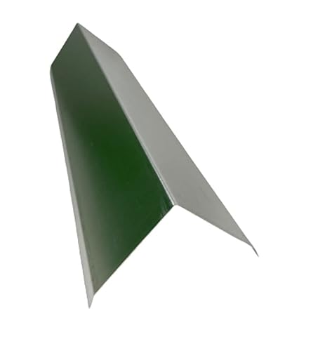 Firstblech 2 m lang Aluminium Natur 0,8 mm (mittel)