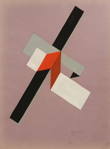 Toile modern peinture de Lissitzky 60x90cm pour habiller un mur vide avec élégance