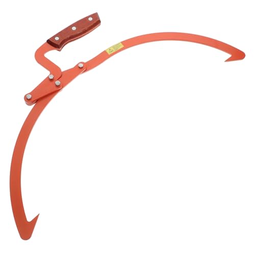 NUOBESTY Wood Lifting Tools Heavy Duty Log Grabber Clip for Dragging and Carrying of Logs and Firewood Non Slip Timber Lifting