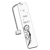 LovizoL Funny Gifts Bookmark, is that Smut? Novelty Gag Graduation Book Mark for Female Friend Bookish Nerd Booklover Adult Women, Christian Book Marker Gifts for Book Lovers Christmas Gift