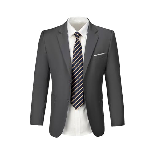 Men's Slim Fit Lightweight Blazer - 2 Button Sport Coat for Casual, Wedding, Prom & Tux Suit Jacket2