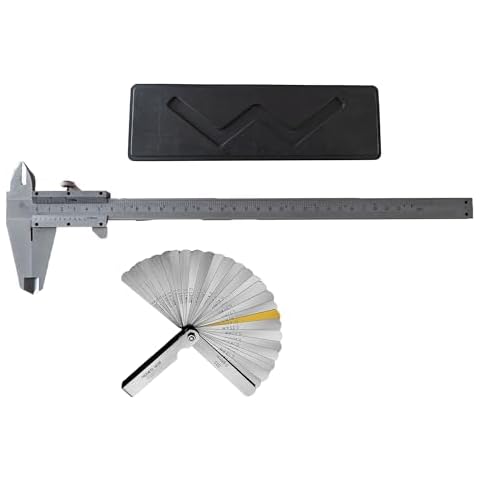 UpAmcarker Vernier Caliper 12 inch Stainless Steel 300 mm Micrometer Durable Measuring Tool for Inside, Outside, Depth and Step Measurements (0-12 inch) Cover