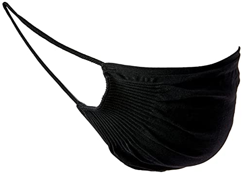 Máscara de Proteção Facial Lisa Plié, Adulto-Unissex, Preto, Único