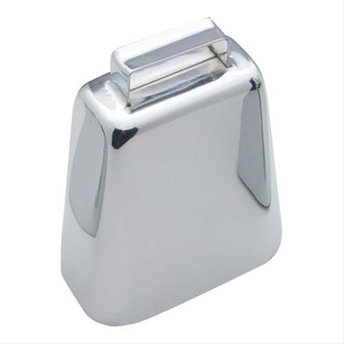 United Pacific 10803 6 ¾” Chrome Plated Large Cow Bell, All-Metal Construction, Welded Handle, Strong & Durable – ONE Unit