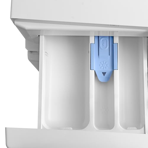 Telefunken Waschtrockner, 9 kg Waschen / 6 kg Trocknen, Waschmaschine mit Trockner integriert, 1400 U/Min, Frontlader Waschtrockner Kombi, Inverter Motor, AquaStop, Energiesparend, Weiß, WT96ADW