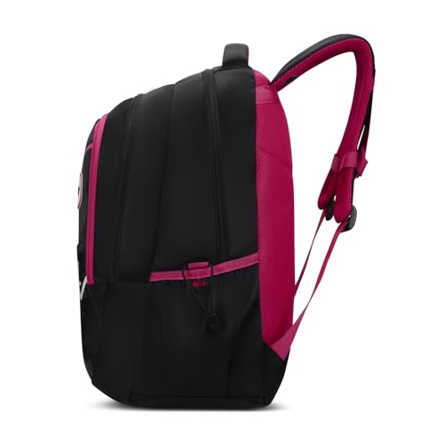 Image of Skybags Glow 37L Casual Backpack for Girls with 3 Compartments & Adjustable Shoulder Strap | Quick Access Front Pocket | Side Pockets | Air Mesh Back Panel | Perfect for School & Travel