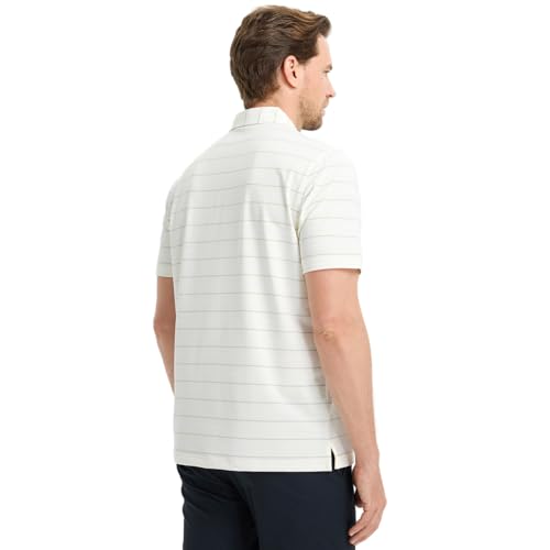 Rouen Mens Golf Shirt Moisture Wicking Dry Fit Performance Stripe Casual Collared Short Sleeve Golf Polo Shirts for Men3