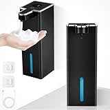 2 Stück Seifenspender Automatisch, Wandbefestigung Berührungslos 440ml Schaumseifenspender 4...