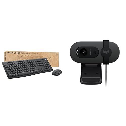 Kit MK370 + Brio 105: trabaja con total fluidez gracias al teclado sin cables y cámara clara