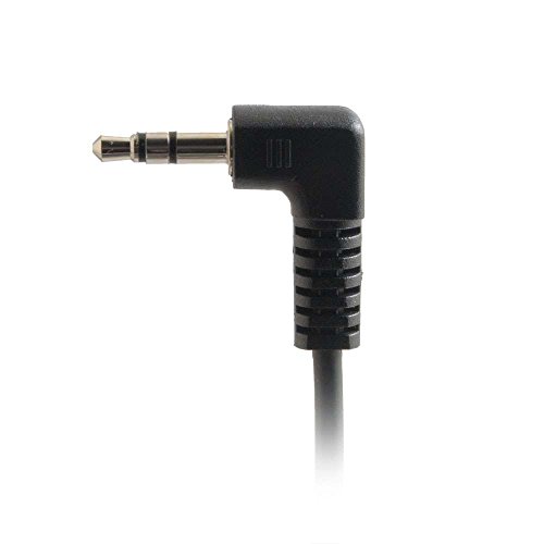 Cable de extensión audio 3.5mm ángulo recto macho a macho 1.5 pies miniatura 5