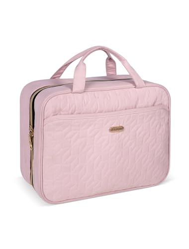 BALULHG Pink Toiletry Bag, Makeup Organizer, Travel Bag For...