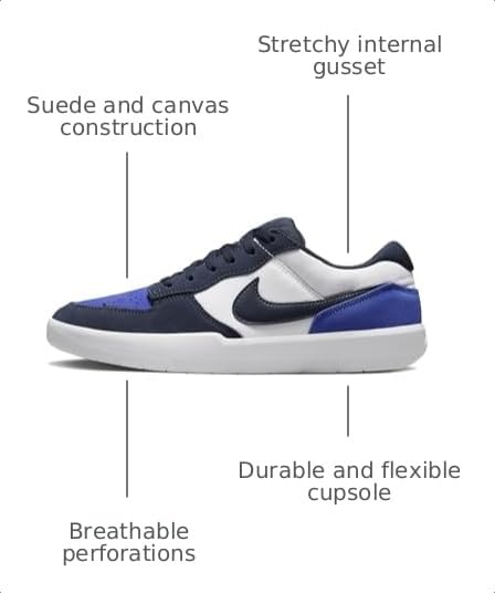 Image of Nike SB Force 58 - Obsidian /Obsidian /White