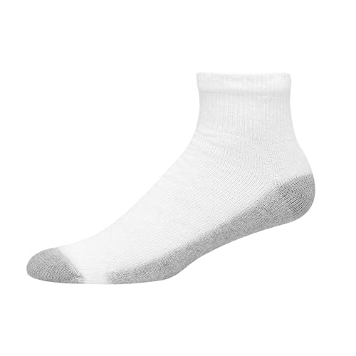 Hanes Men's X-temp Cushioned Ankle Socks (Pack of 12 Pairs)