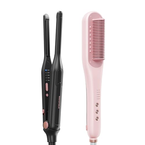 Plancha para cabello Wavytalk Flat Iron 3/10" Rosa miniatura 1