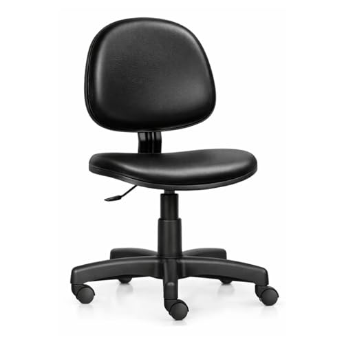 Cadeira de Escritório Home Office Estofada Ergonômica Executiva Sem Braço