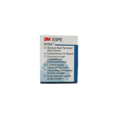 3M ESPE 900444 Unitek Stainless Steel Permanent Crowns #4 Lower Right 2nd Molar 5/Bx