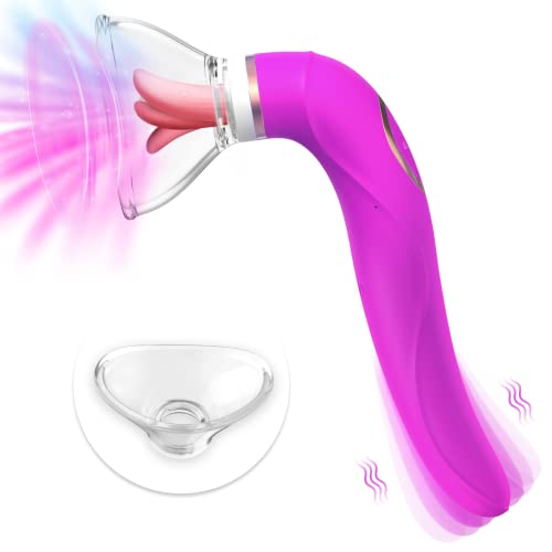 Gode vibrant et succion clitoridienne pour plaisir femme