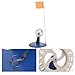 VICASKY Ice Fishing Tip-up Flag Portable Automatic Floating Winter Angling Flag with Hook and Line for Ice Fishing Supplies