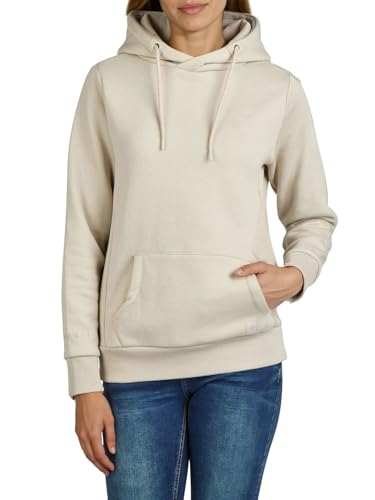 DENIMFY Hoodie Damen Regular Fit DFEmma Kapuzenpullover Pullover Cross-Over...