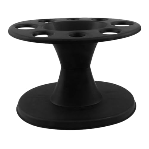 Rotating Hair Holder,Barber Storage Holder Salon Shears Holder Hair Stylist Container Hairdressing Tools Organizer Black