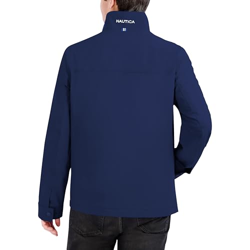 Image of Nautica Men's Golf Jacket - Casual Wear Windbreaker Jacket, Night Blue, Big, 6X