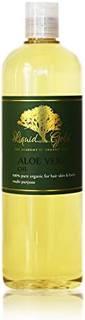 Liquid Gold Inc 16 oz Premium Organic Aloe Vera Oil Pure Health Hair Skin Care Moisturizing